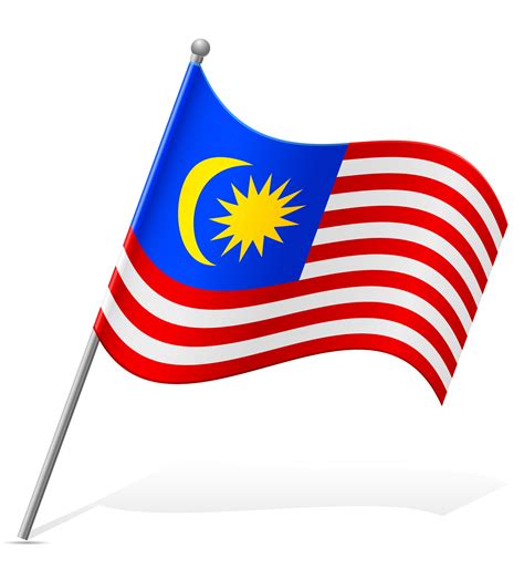 malaysia flag drawing